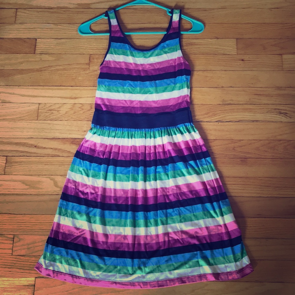 H&M Kids Long, sleeveless dress in airy chiffon